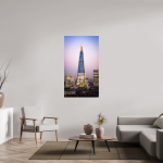 The Shard at Twilight — London Skyline Photography Print — detail view 2