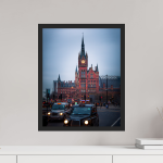 St. Pancras at Quarter to Five — London Architecture Photography Print — detail view 2