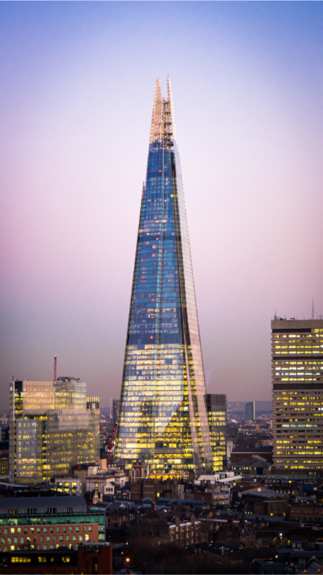 The Shard at Twilight — London Skyline Photography Print
