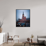St. Pancras at Quarter to Five — London Architecture Photography Print — detail view 3