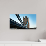 Tower Bridge Steel — London Architecture Photography Print — detail view 4