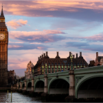 Westminster Bridge at Dawn — London Skyline Photography Print