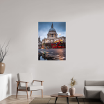 St. Paul's Cathedral at Dusk — London Street Photography Print — detail view 3